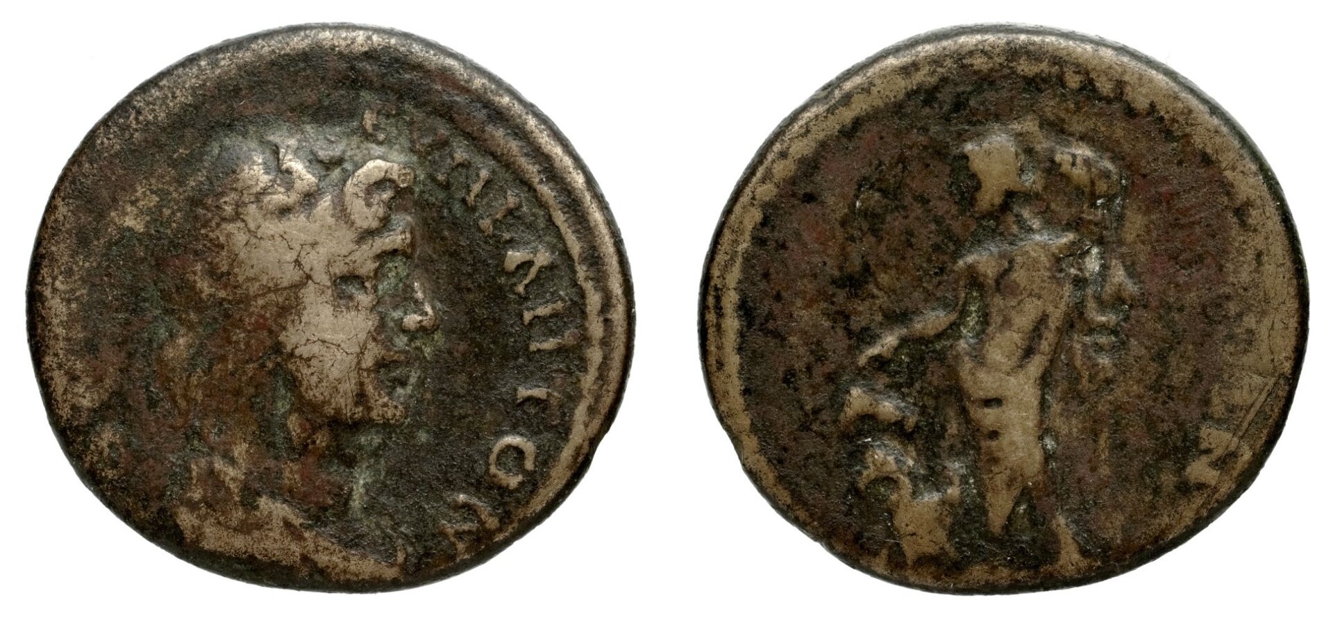 Ionia, Teos - Bust of Senate ΘΕΟΝ & Dionysus standing RPC II 1042 - RPC pic0.jpg