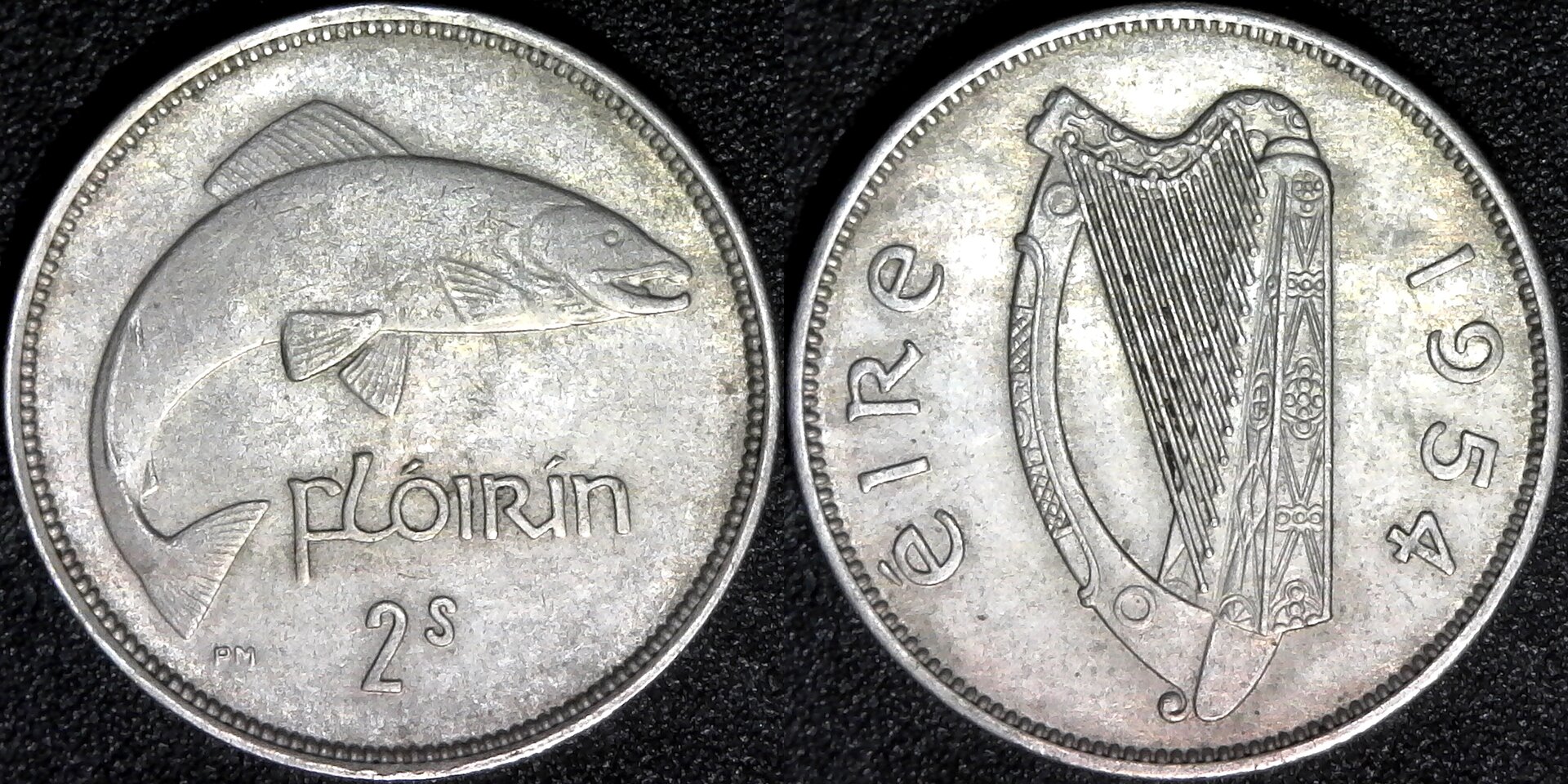 Ireland 1 Florin 1954 obv-side.jpg