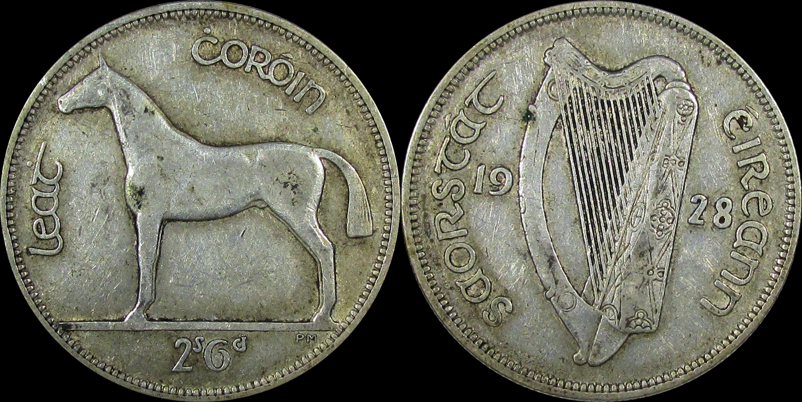 Ireland 1928 Hal;f Crown F  B.jpg