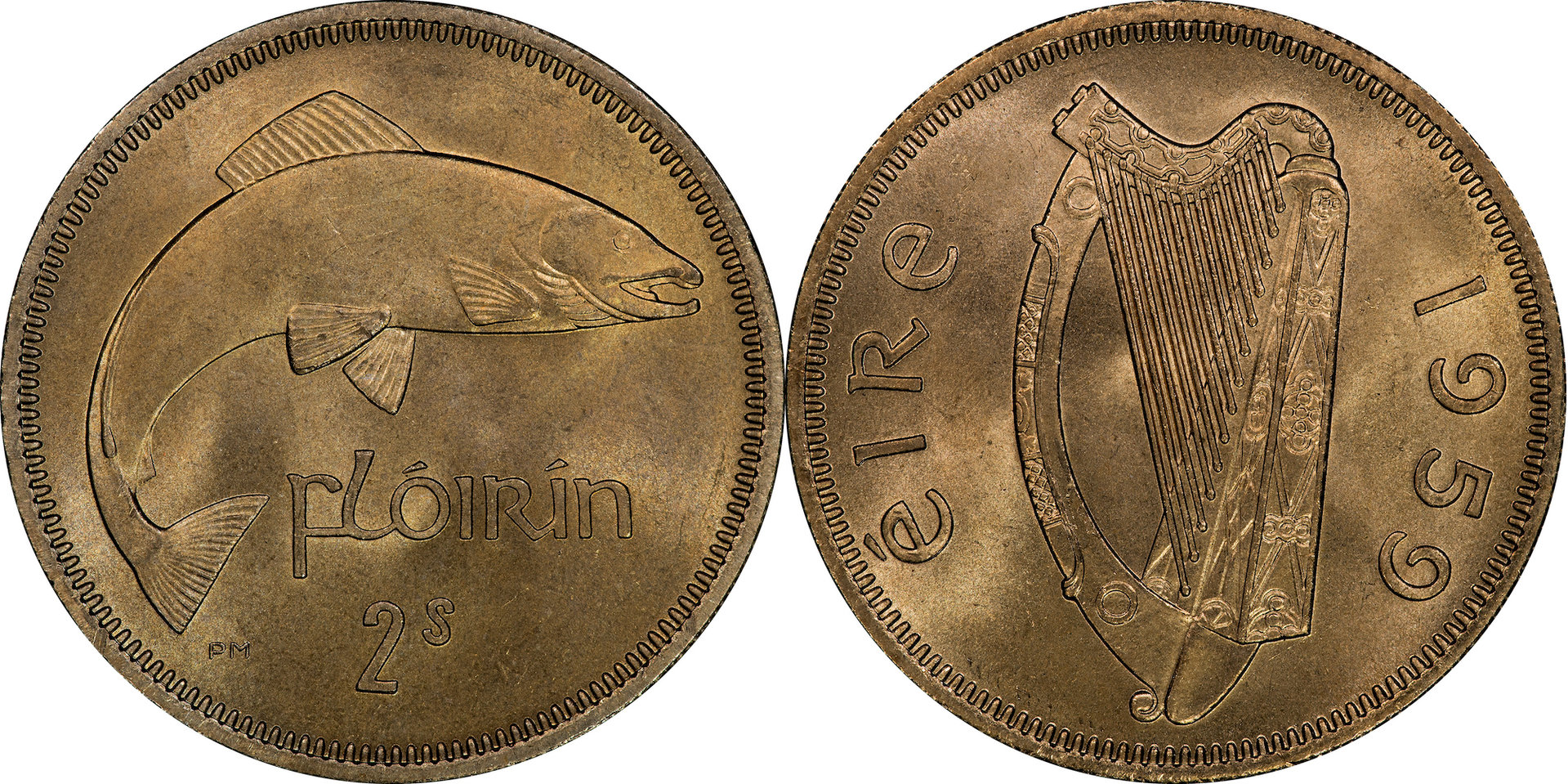 Ireland - 1959 1 Florin.jpg