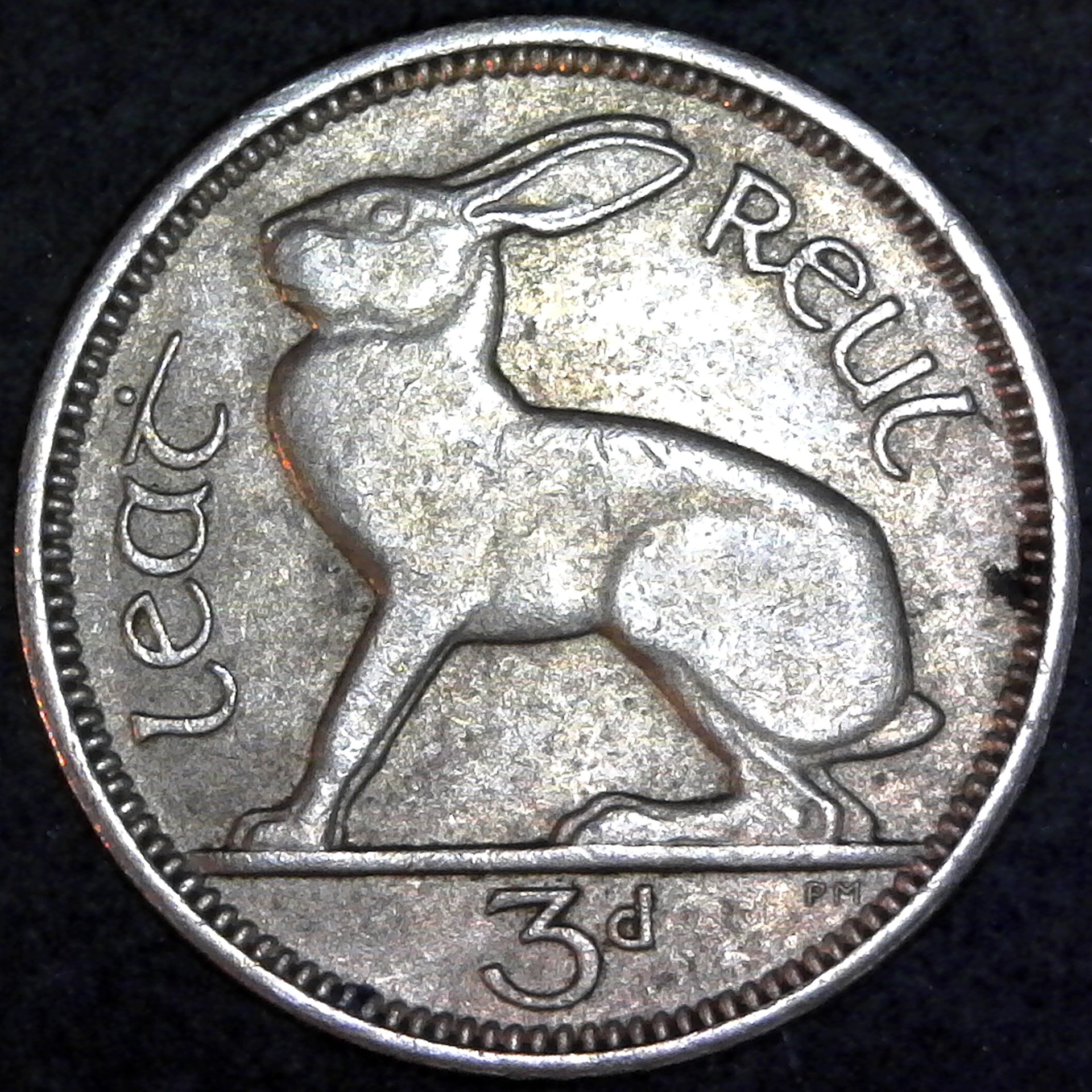 Ireland 3 Pence 1950 obv.jpg