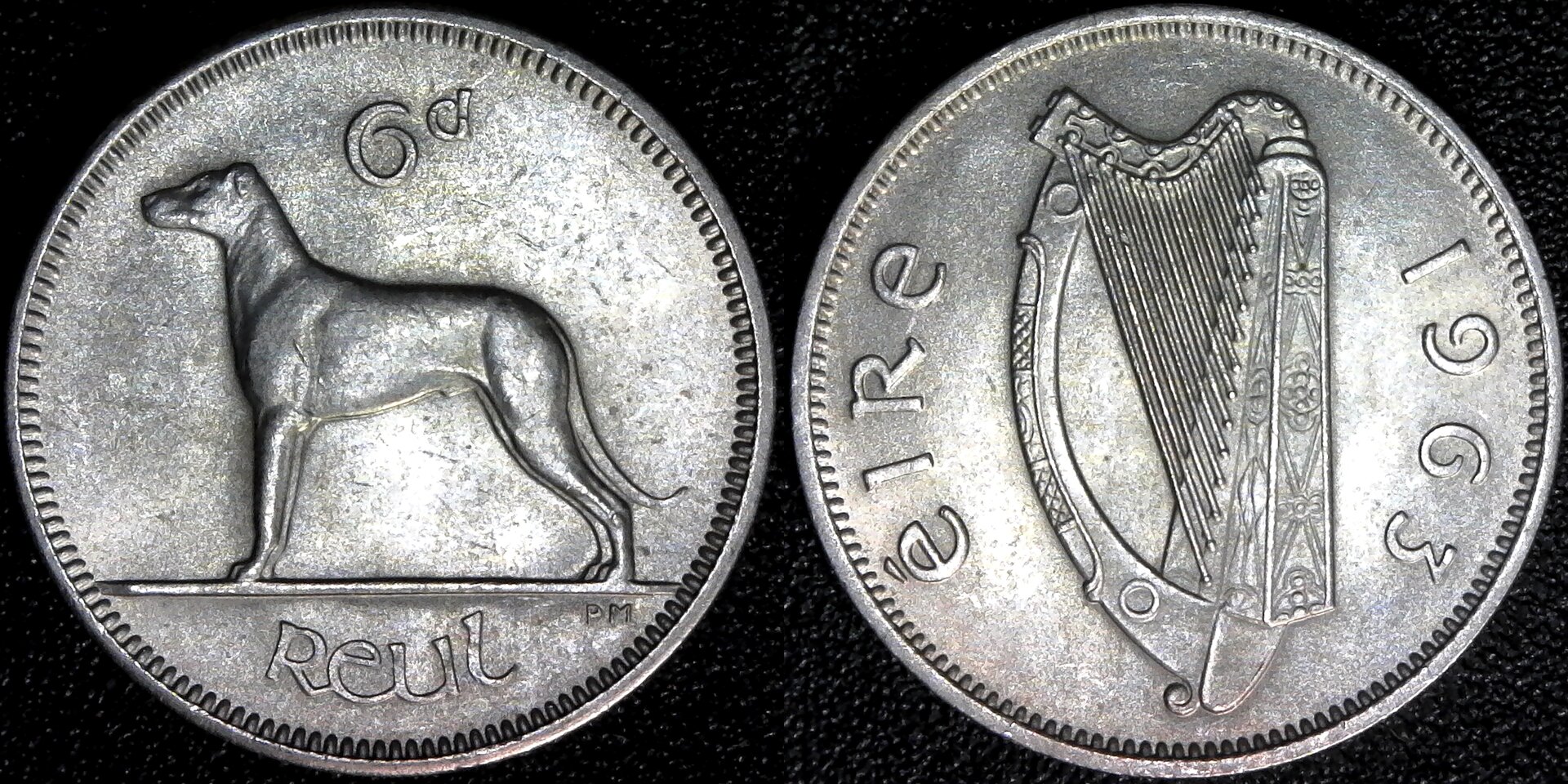 Ireland 6 Pence 1963 obverse-side.jpg