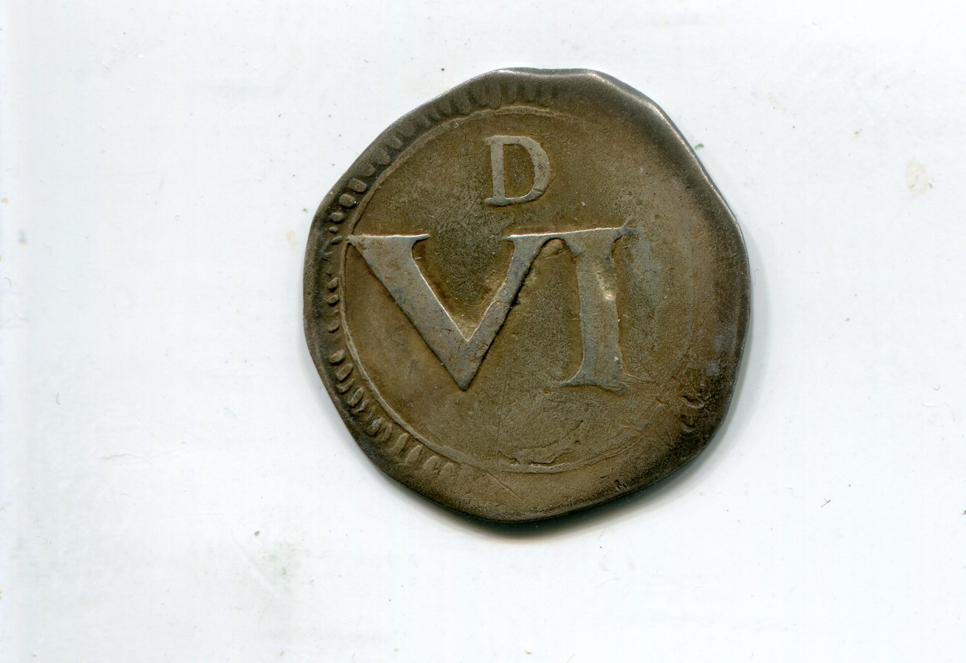 Ireland Chas I Ormonde 6 pence nd  1643-44 rev  356.jpg