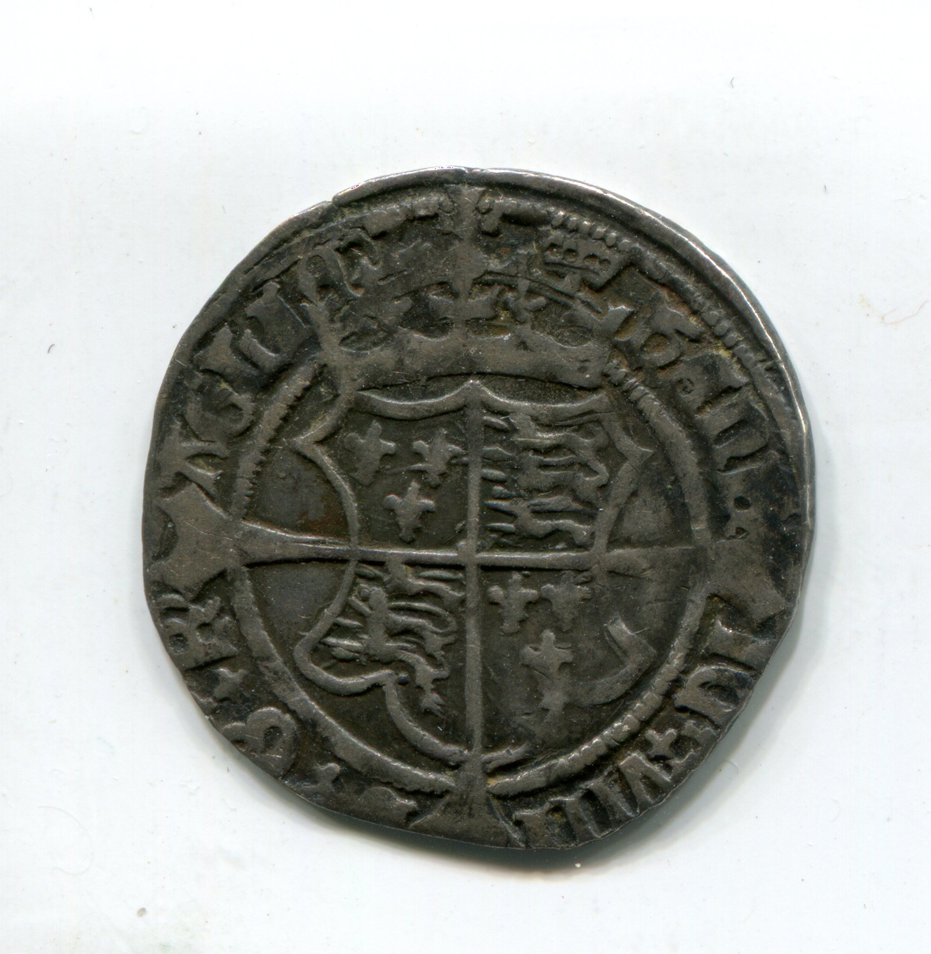 Ireland Henry VIII Groat with KH nd 1540-2 obv 770.jpg