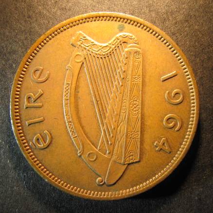 Ireland Penny 1964 reverse.JPG