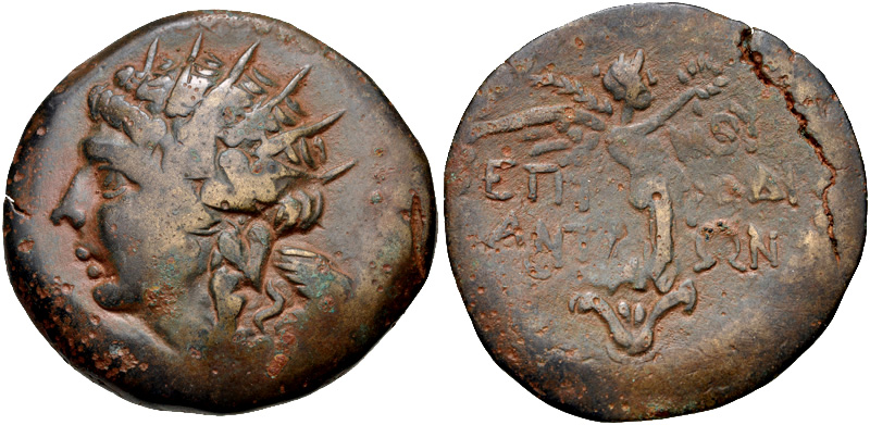Islands off Caria Rhodes AE35 Nike on Rose.jpg