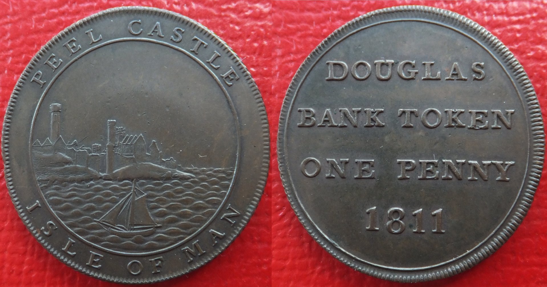 Isle of Man Douglas Bank 1d token 1811 (3).jpg