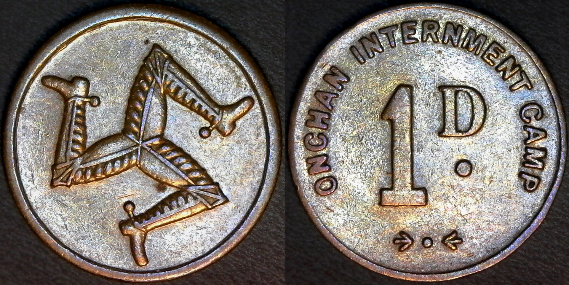 Isle Of Man Onchan Internment Camp 1 Penny nd (1941) rev-side.jpg