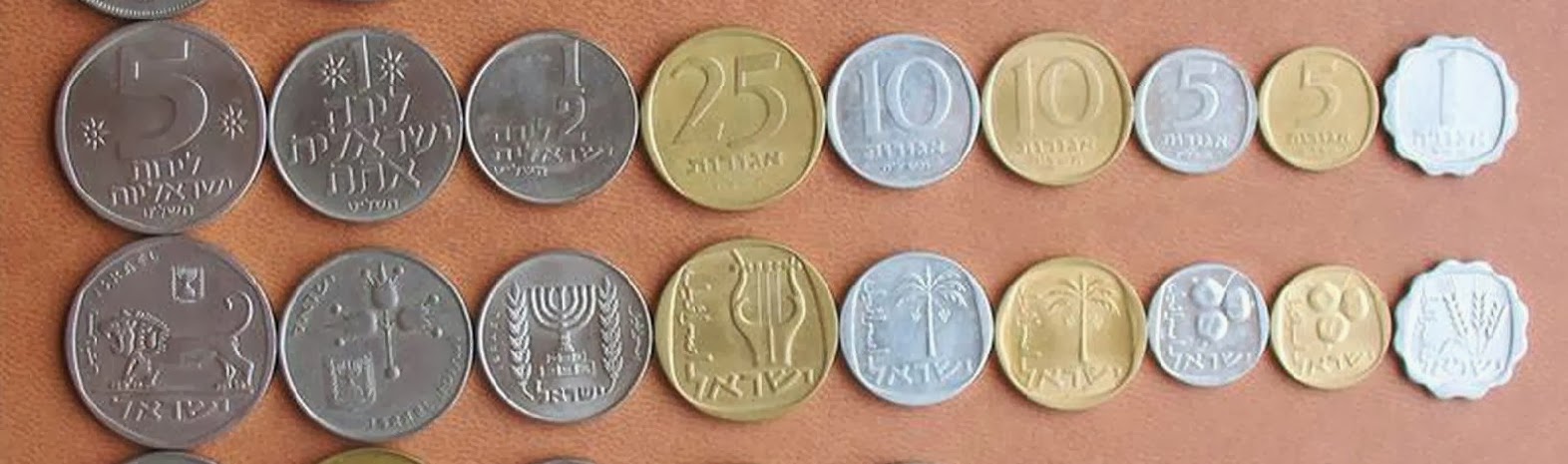 Israel Coins  Agora And Lira Series.jpg
