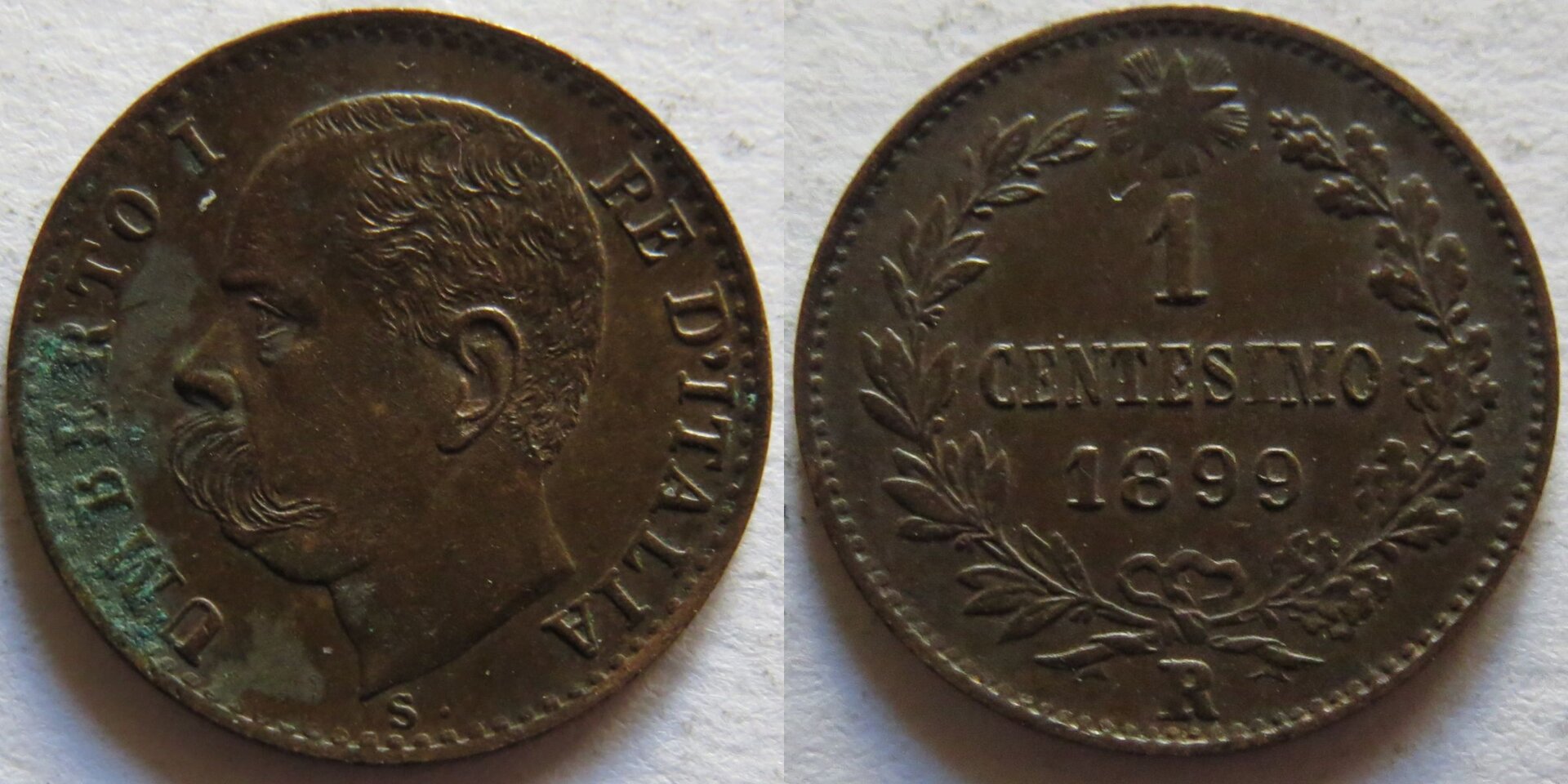 Italy 1 Centesimo 1899 Umberto I.jpg