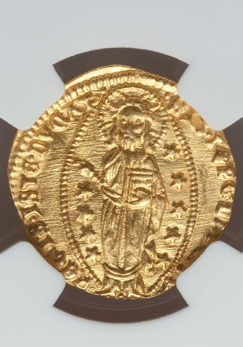 Italy 1400 1413 Michael Steno Ducat Rev MS66.jpg