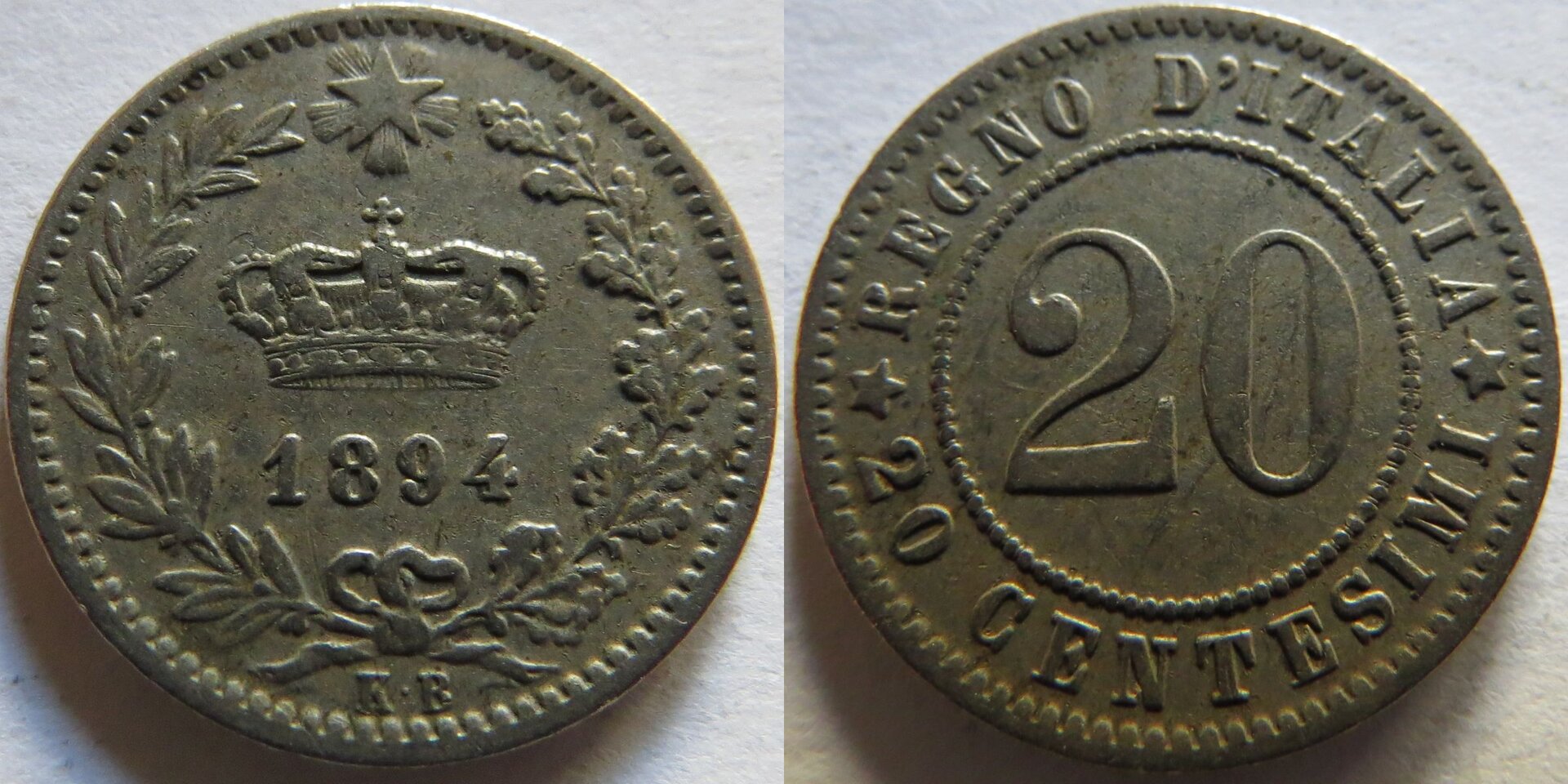 Italy 1894 20 Centesimi.jpg