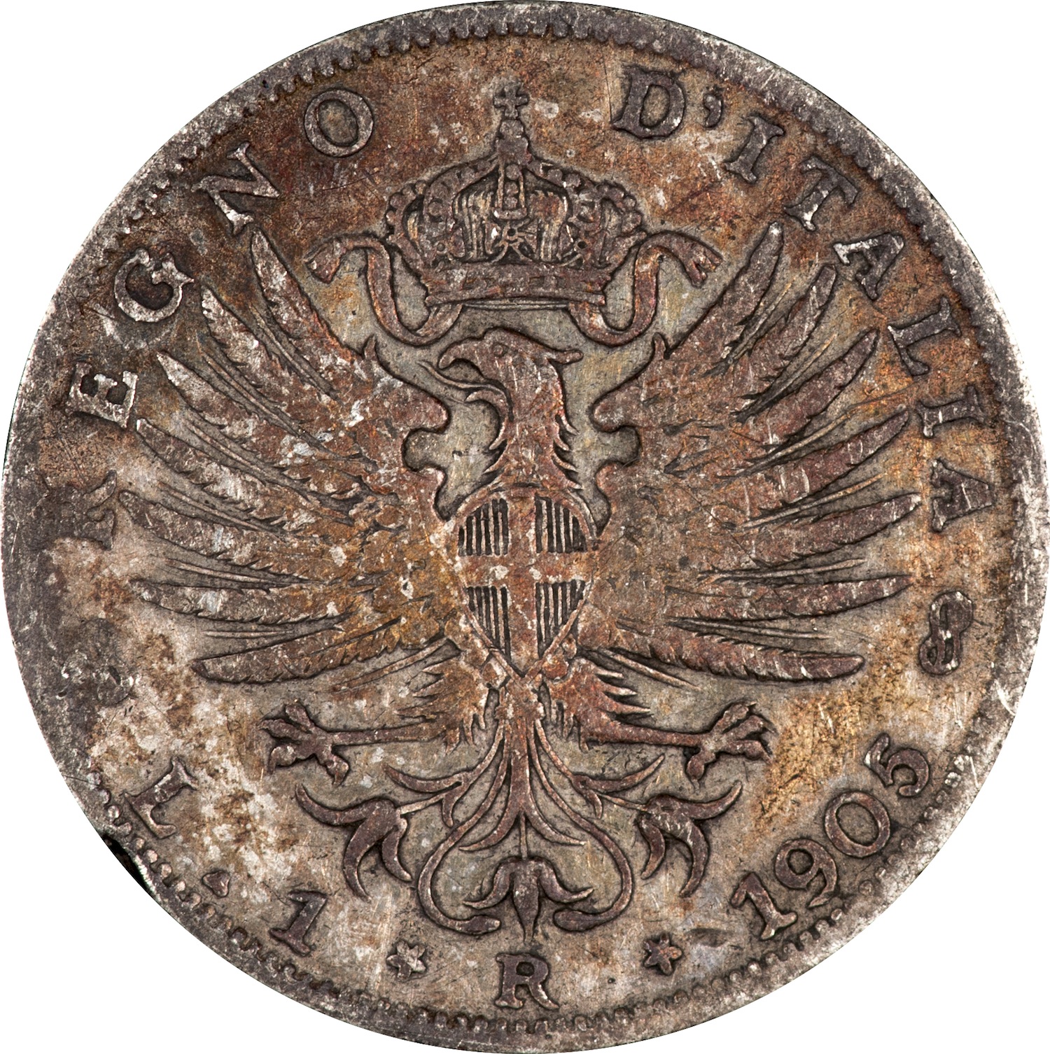 Italy - 1905 R 1 Lire - Reverse copy.jpg