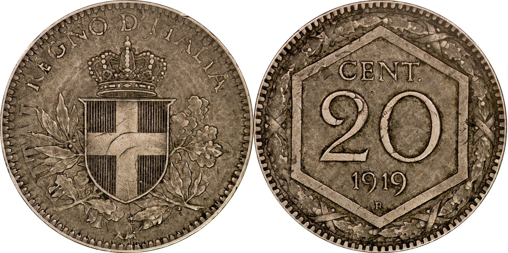 Italy - 1919 20 Centesimi.jpg