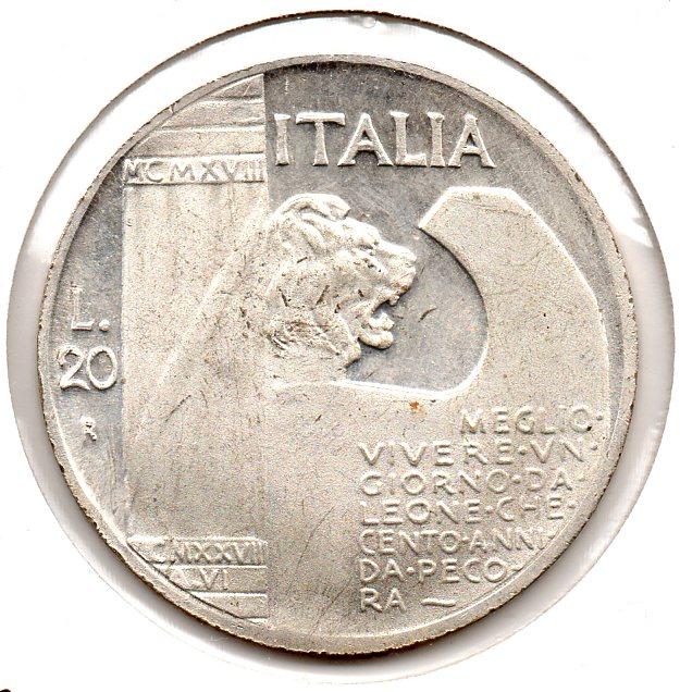 Italy - 20 Lire - 1928 - Rev.jpg
