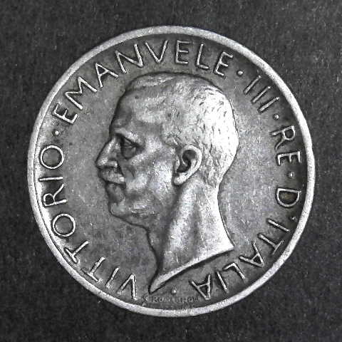 Italy 5 Lire 1926 obverse 40pct.jpg