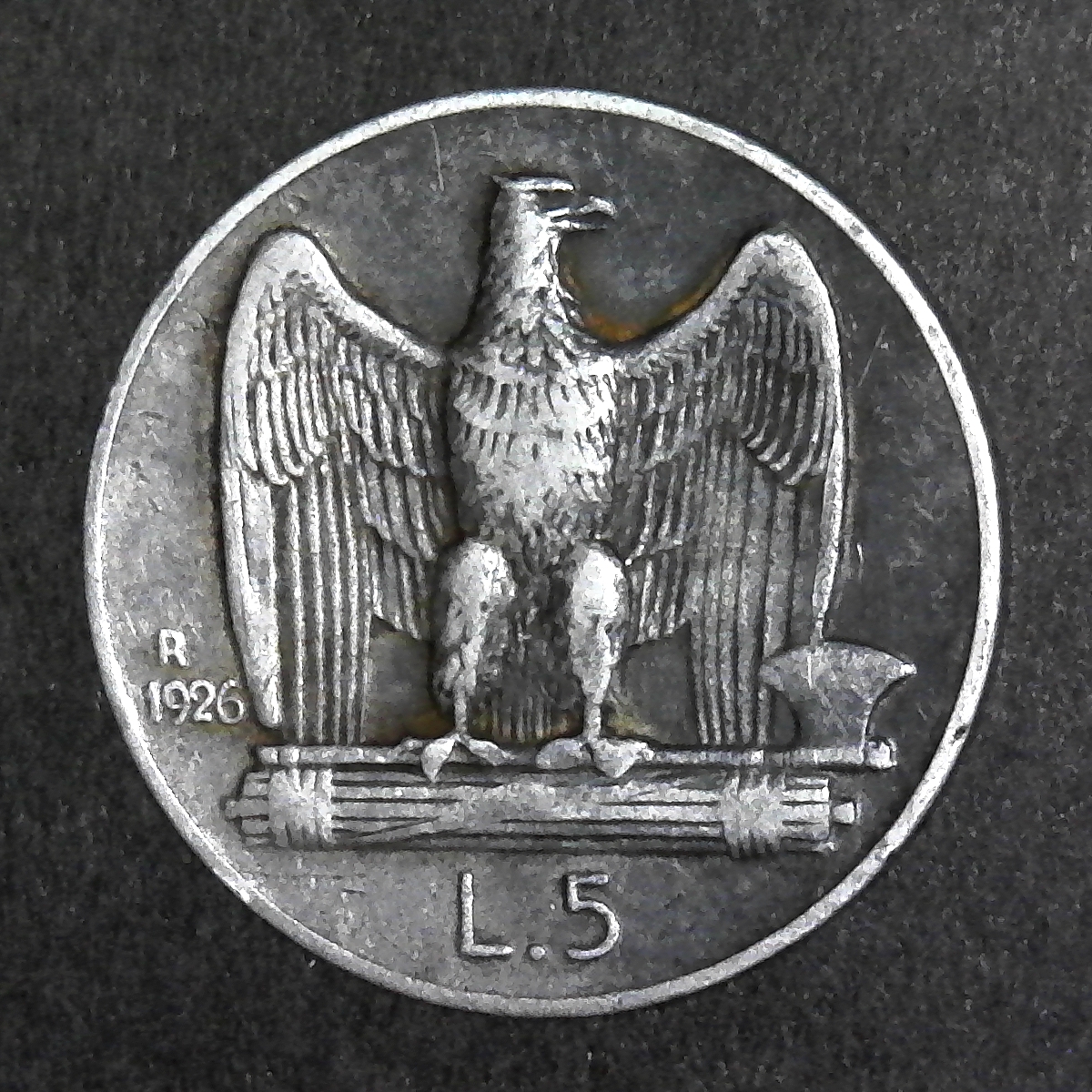 Italy 5 Lire 1926 reverse.jpg