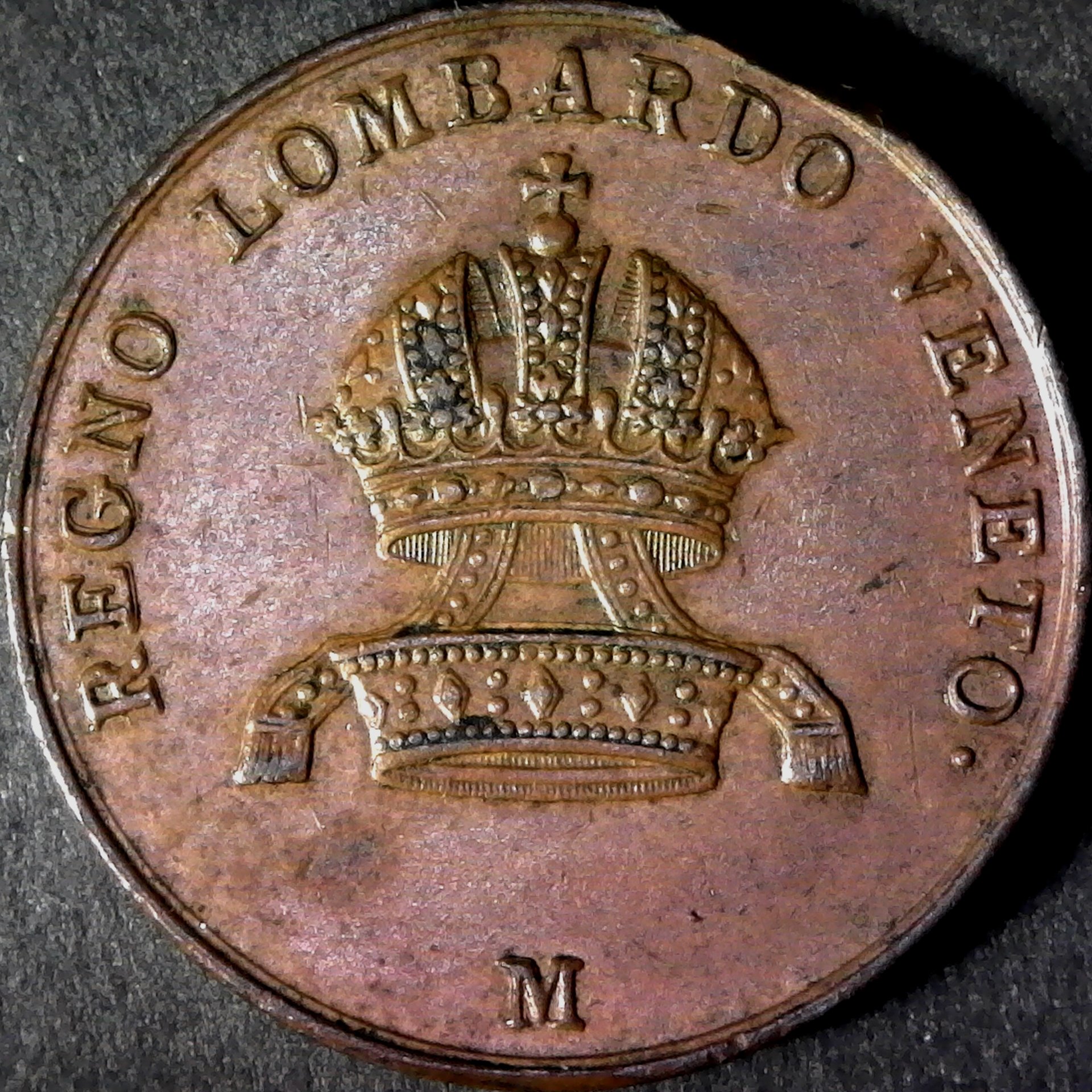 Italy Lombardy Venetia 5 Centisimi 1843 obv less 10.jpg