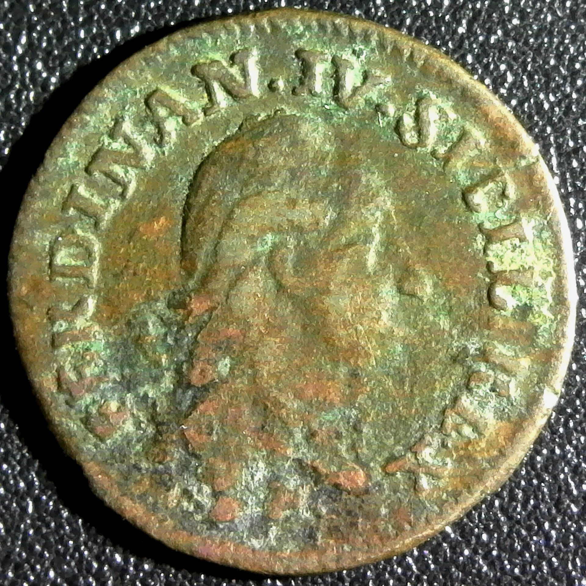 Italy Naples & Sicily 4 Cavalli Grapes 1792 rev.jpg