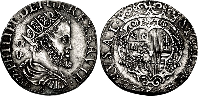 ITALY, Napoli (Regno). Filippo II di Spagna. 1554-1598..jpg