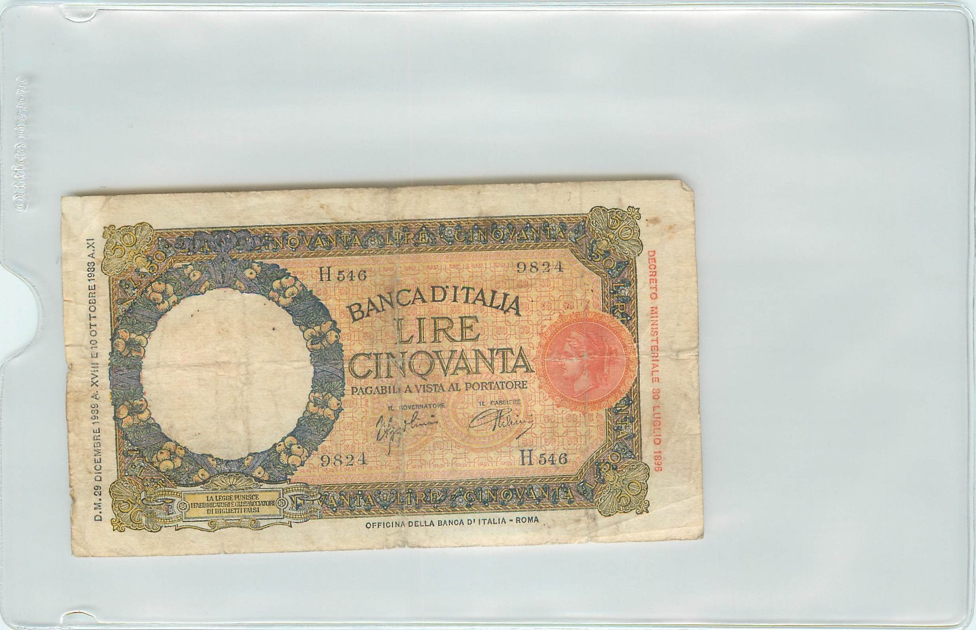 Italy Paper Currency 50 Lire  1939 front 2015_08_30_11_32_550001.jpg