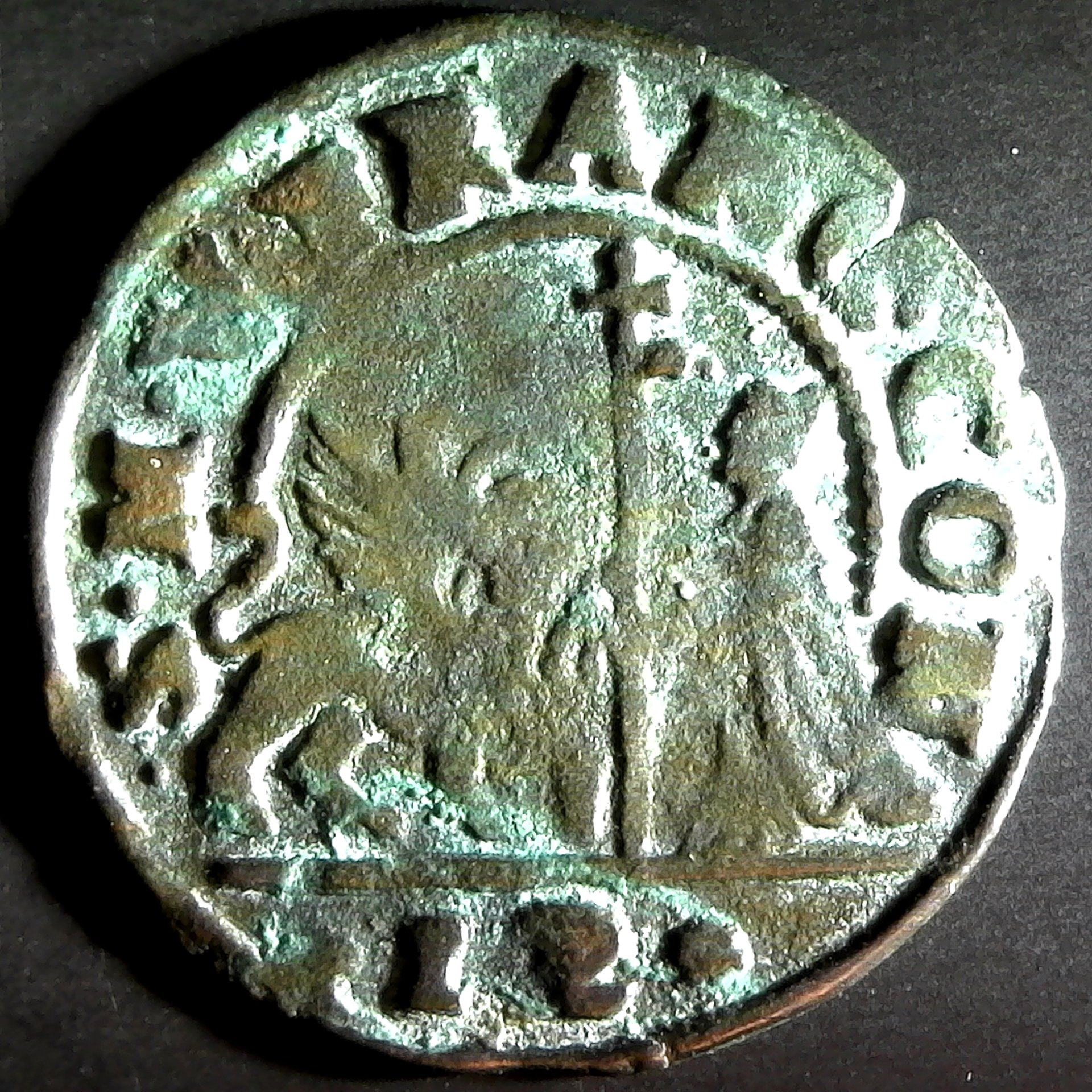 Italy, Venice. FRANCESCO CONTARINI billon Soldo 1623-24 DEFENS NOSTER obv.jpg