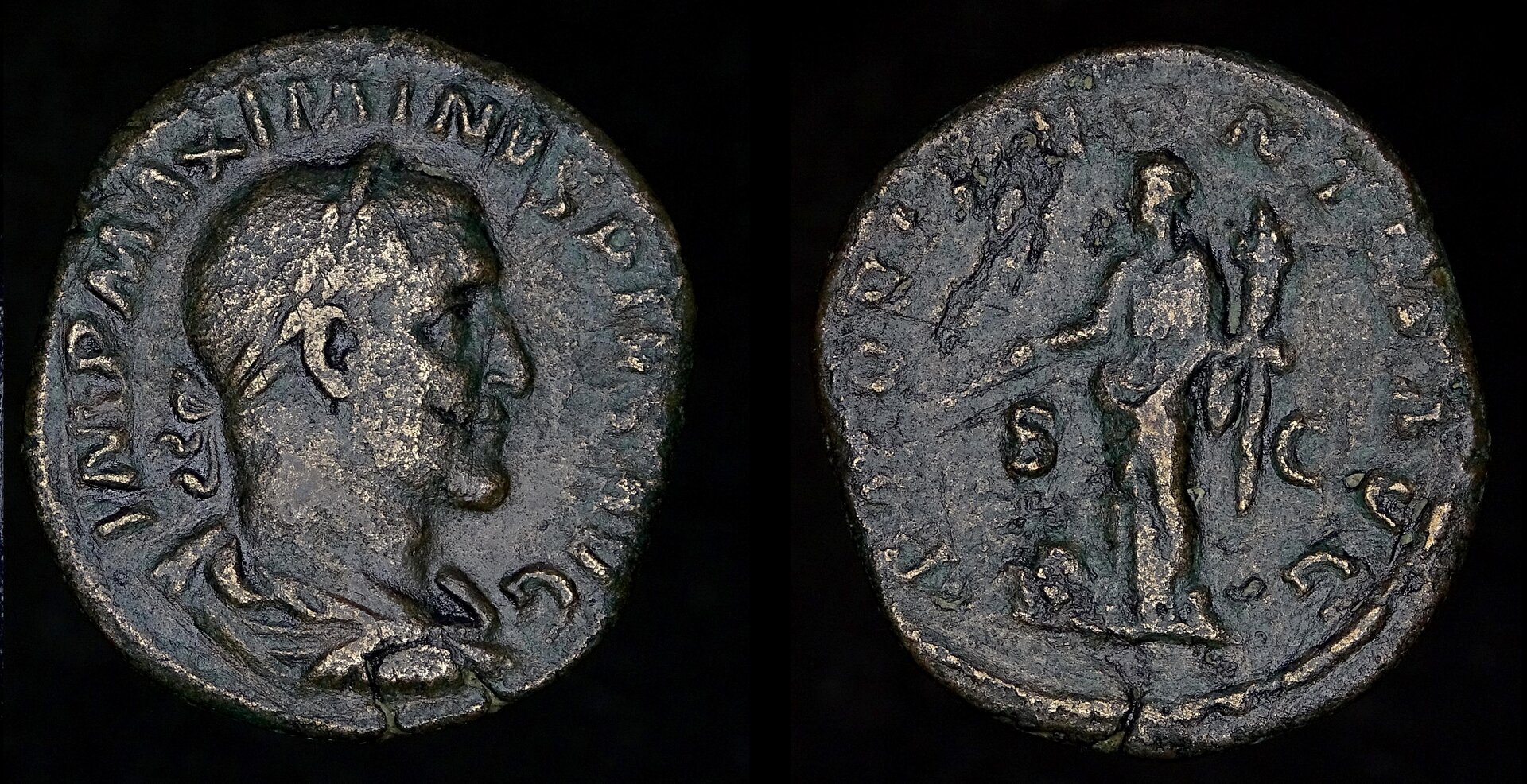 IV-II Maximinus 0061 Providentia sest 8-0132.jpg