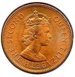 Jamaica - 1 Penny - 1964 - Rotate.gif