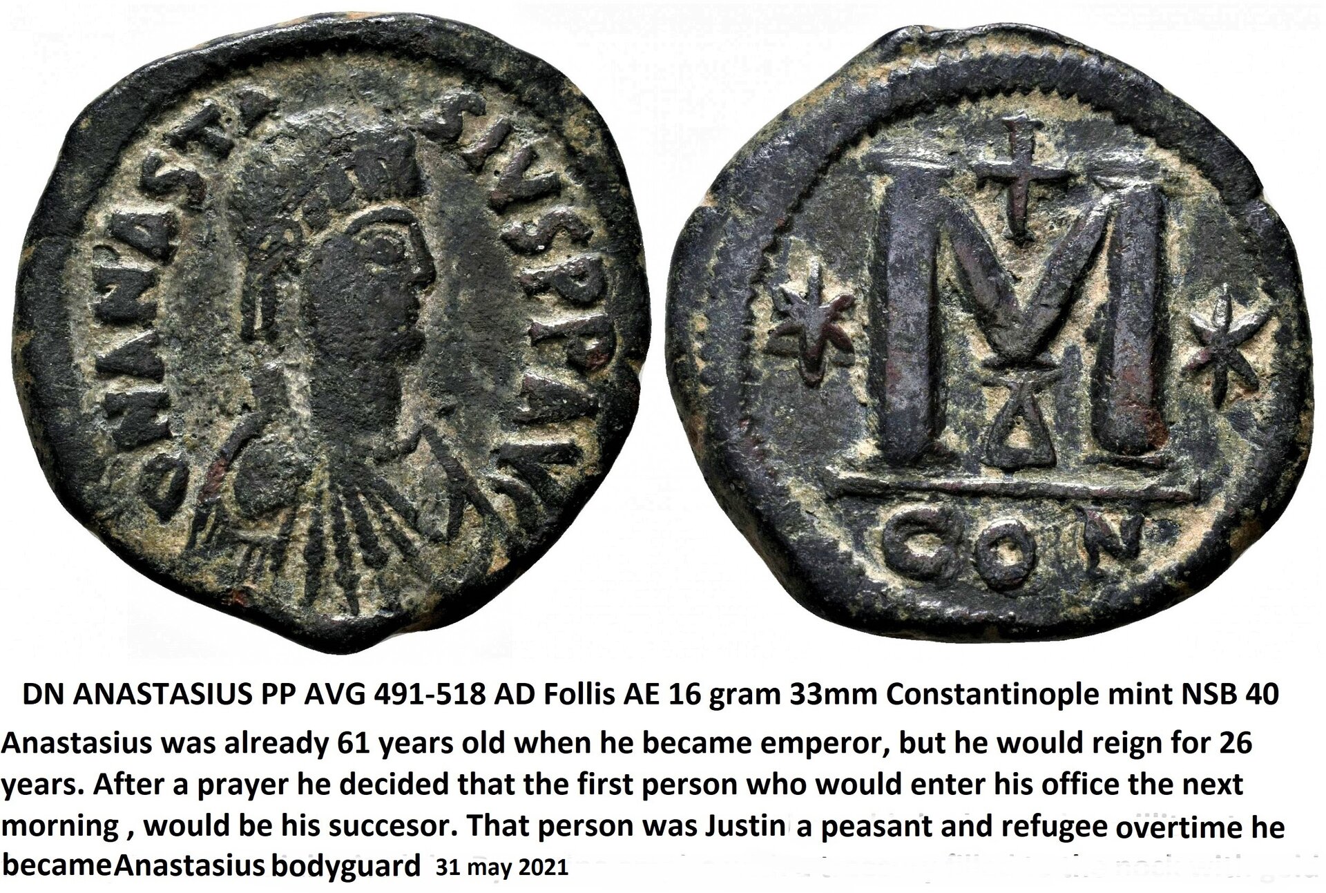 JC  Byzantium Anastasius CON 491-518.jpg