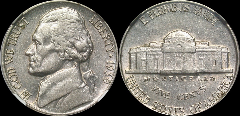 Jefferson Nickel1939 DDR Rev Of 40 FS801 S1-horz.jpg