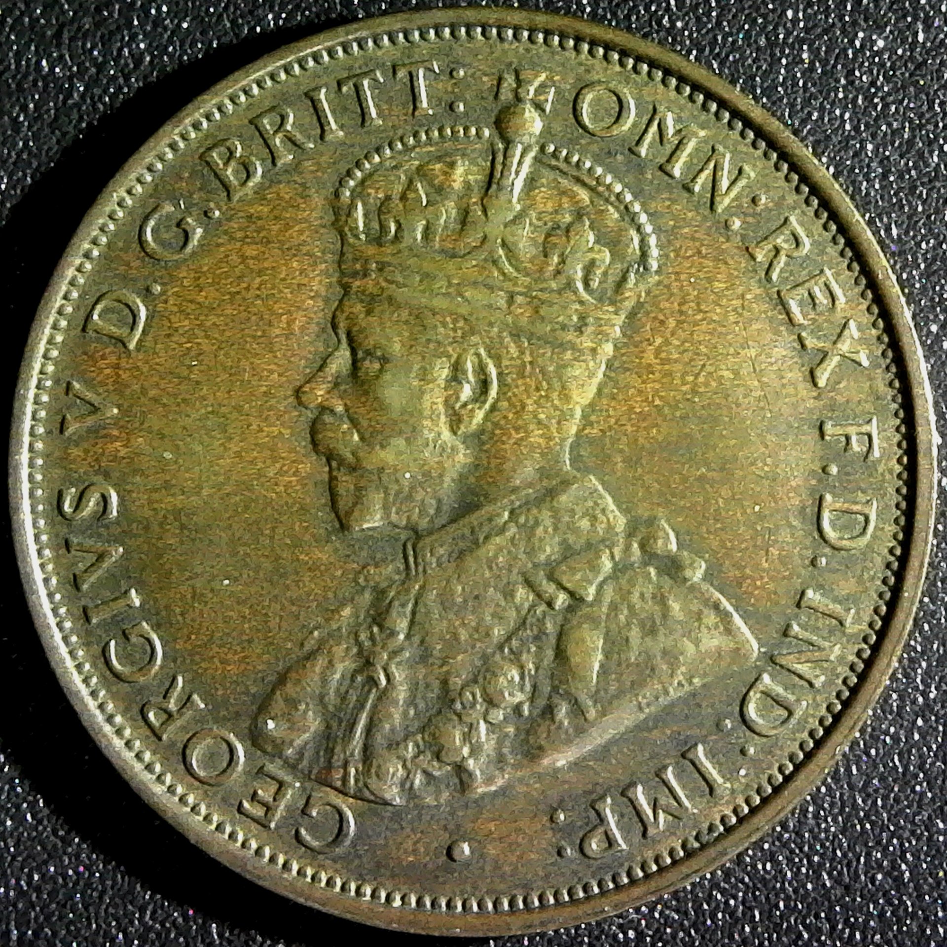 Jersey One Twelth Shilling A1926 George V KM#14 obverse B.jpg