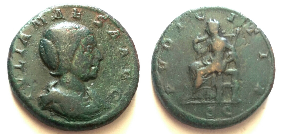 Julia Maesa AE As Pudicitia RIC 419.jpg