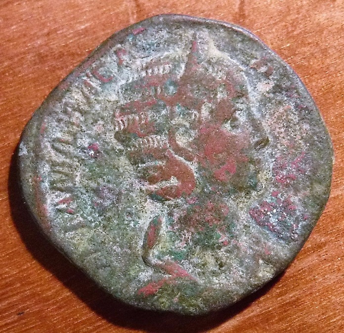 Julia Mamaea - Sestertius Vesta rev. $11.13 Mar 2017 (1).jpg