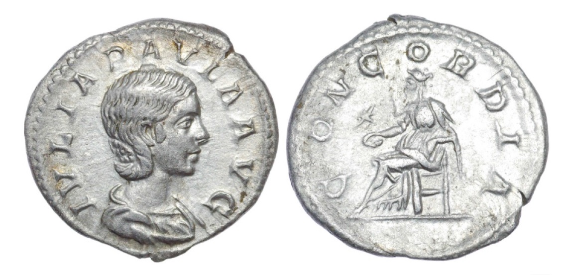 Julia Paula, first wife of Elagabalus. 219-220 AD. AR Denarius (2.49g, 6h)_.jpg version.jpg