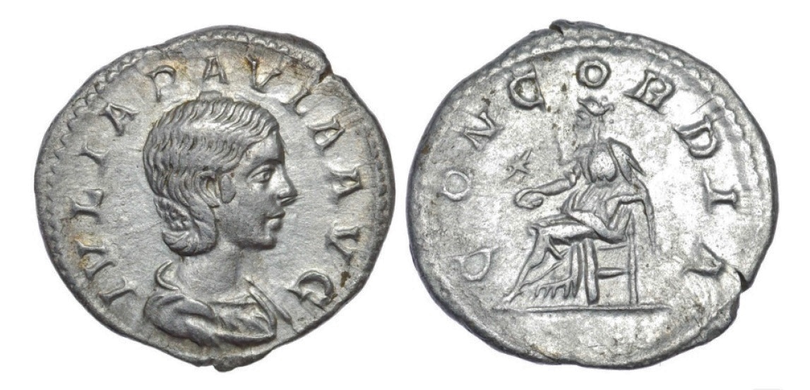 Julia Paula, first wife of Elagabalus. 219-220 AD. AR Denarius (2.49g, 6h)_.jpg version.jpg