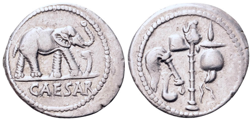 Julius Caesar Elephant Dinarius.JPG