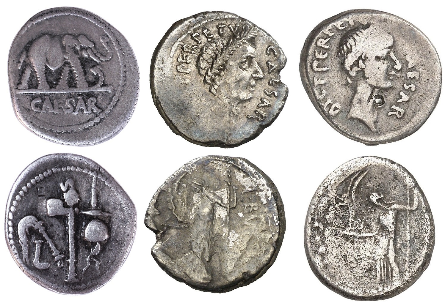 Julius Caesar X3 Coins that Killed Caesar Denarius.jpg