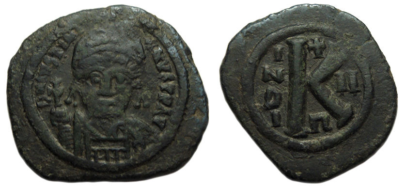 Justinian Half Follis Perugia.jpg
