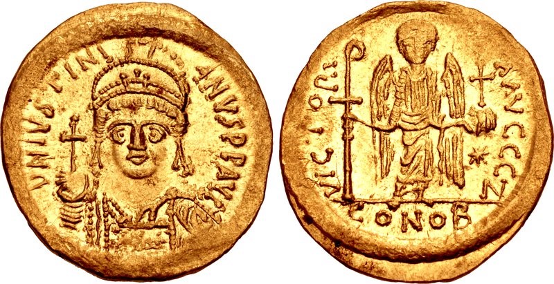 Justinian I, 4.54 gm.jpg