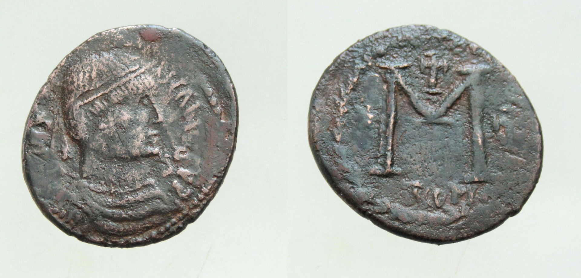 Justinian I follis, Rome Mint.jpg