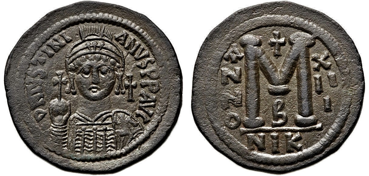 Justinian I, Nicomedia Mint, Year 13.jpg