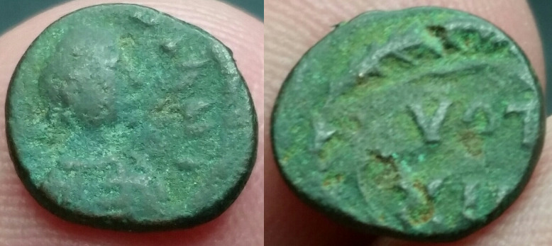 Justinian nummus carthage VOT XIII.jpg