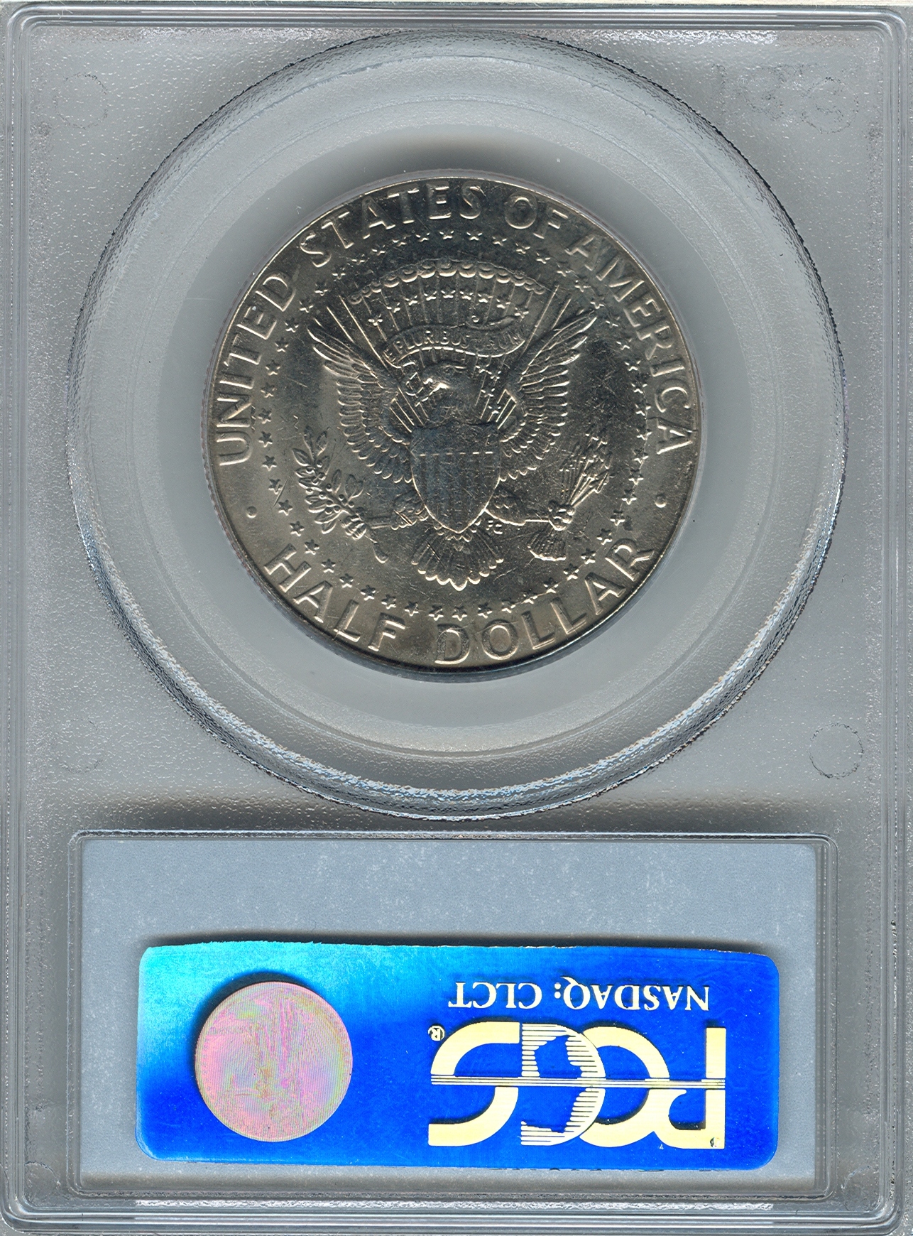 Kennedy 2001-P Rev Die Crack 12995551 PCGS MS62 Slab Rev.jpg