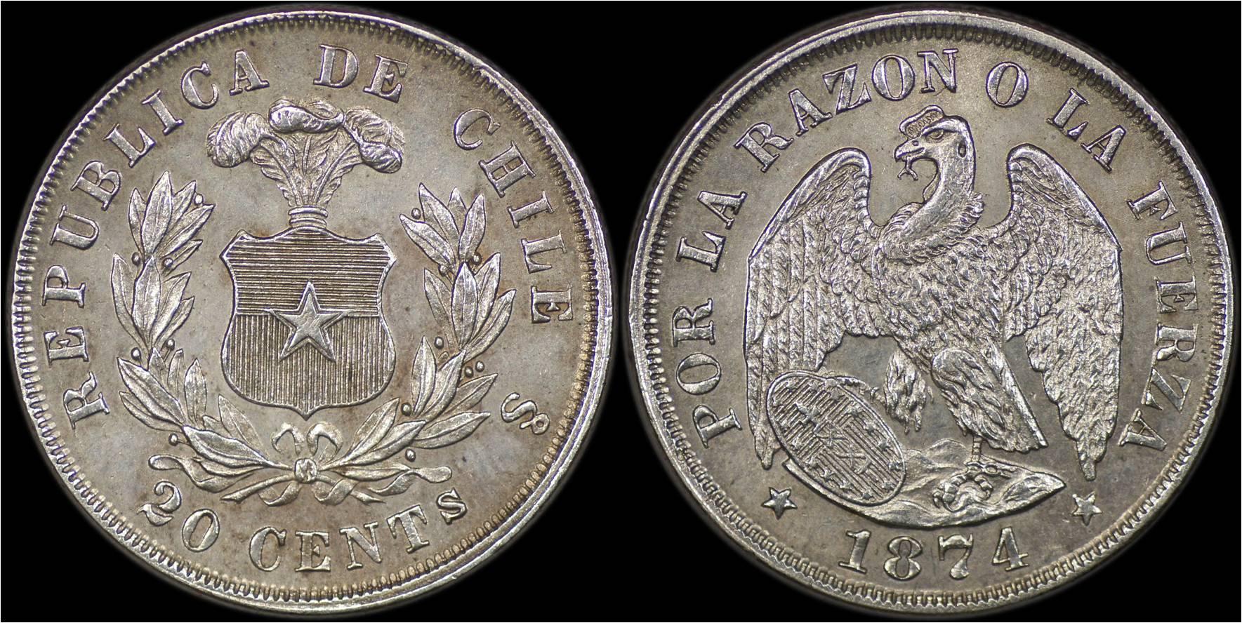 KM 138.1 Chile 20 Centavos 1874.jpg