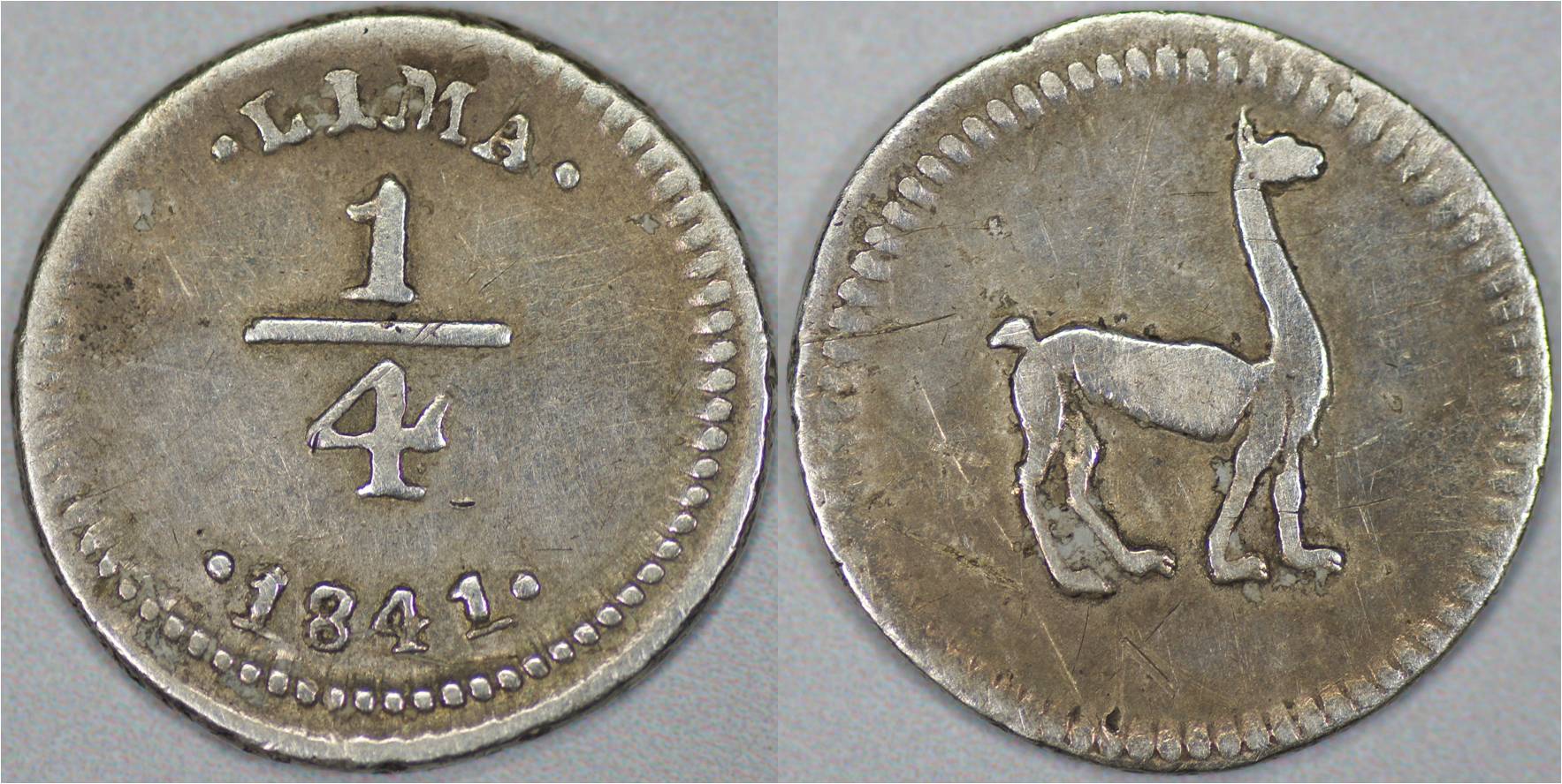 KM# 143.1 PERU 1_4 Real 1841.jpg