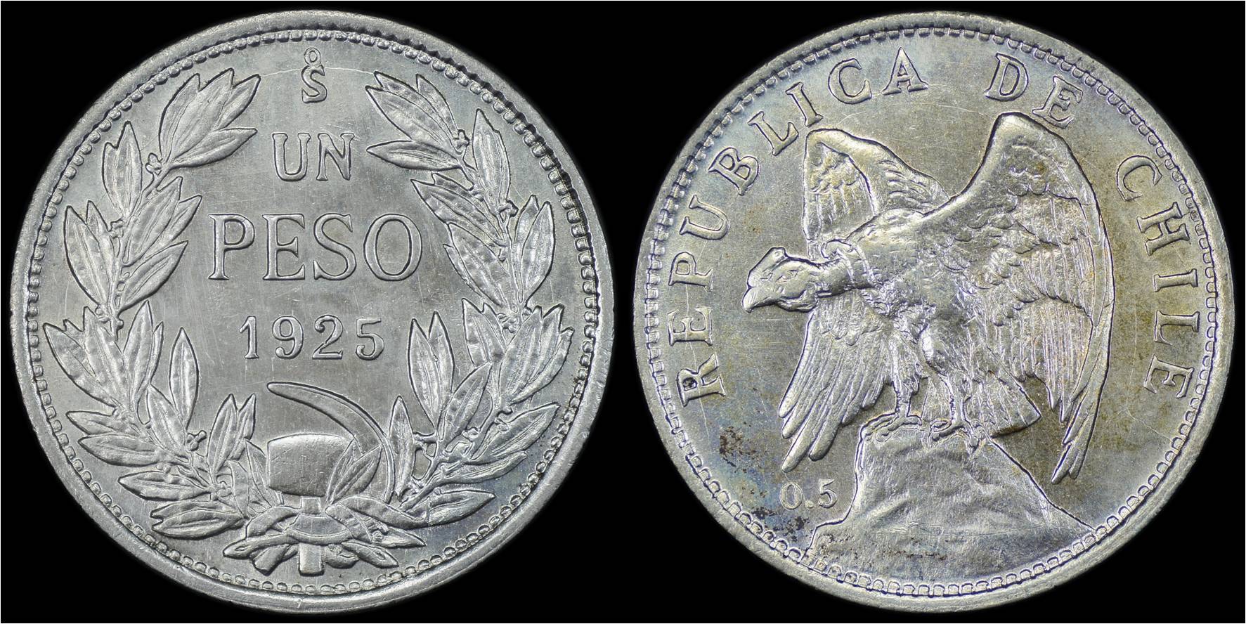 KM# 152.6 Chile 1925 Peso flat top 5.jpg