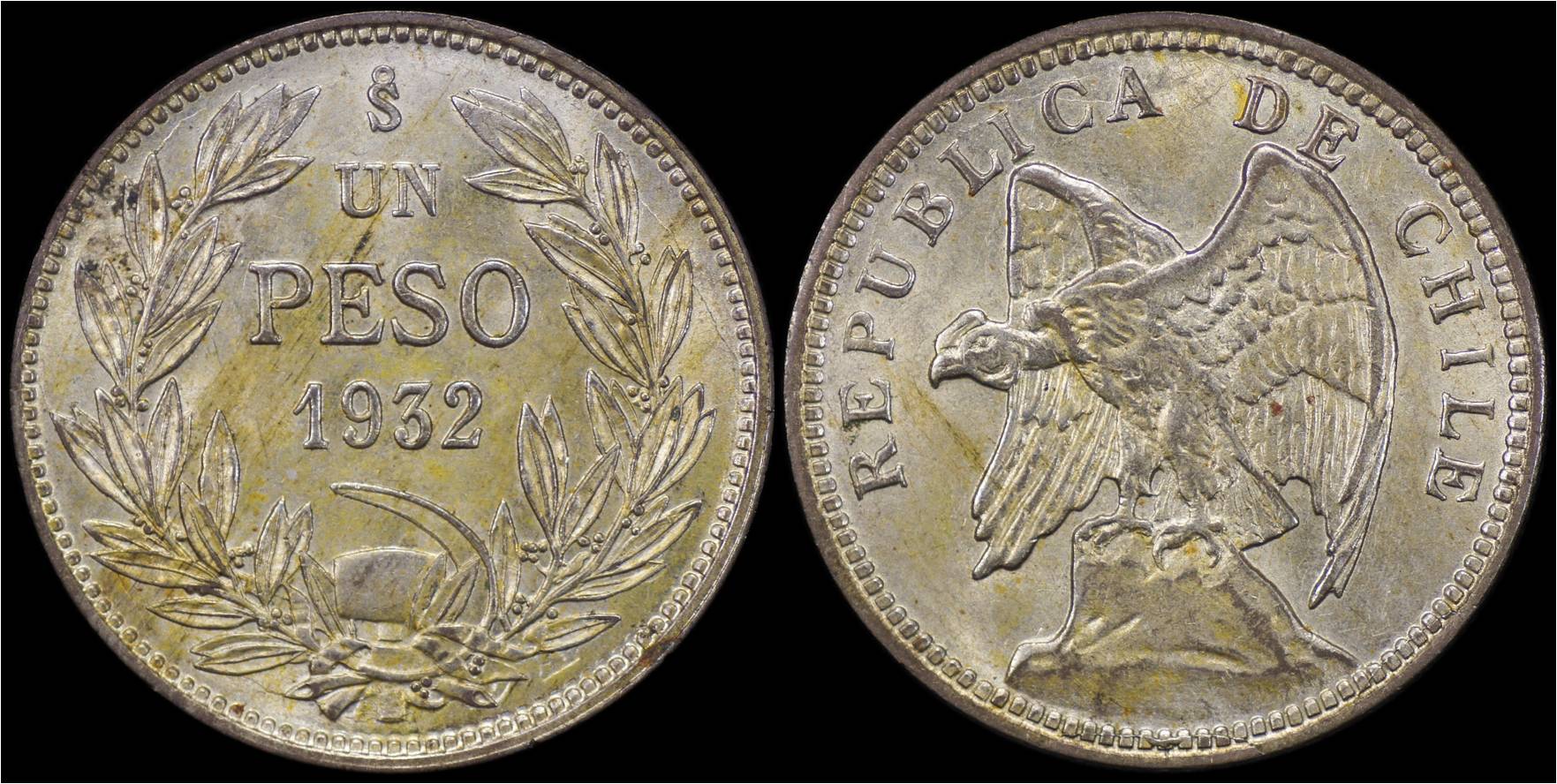 KM# 174 Chile 1934 Peso.jpg