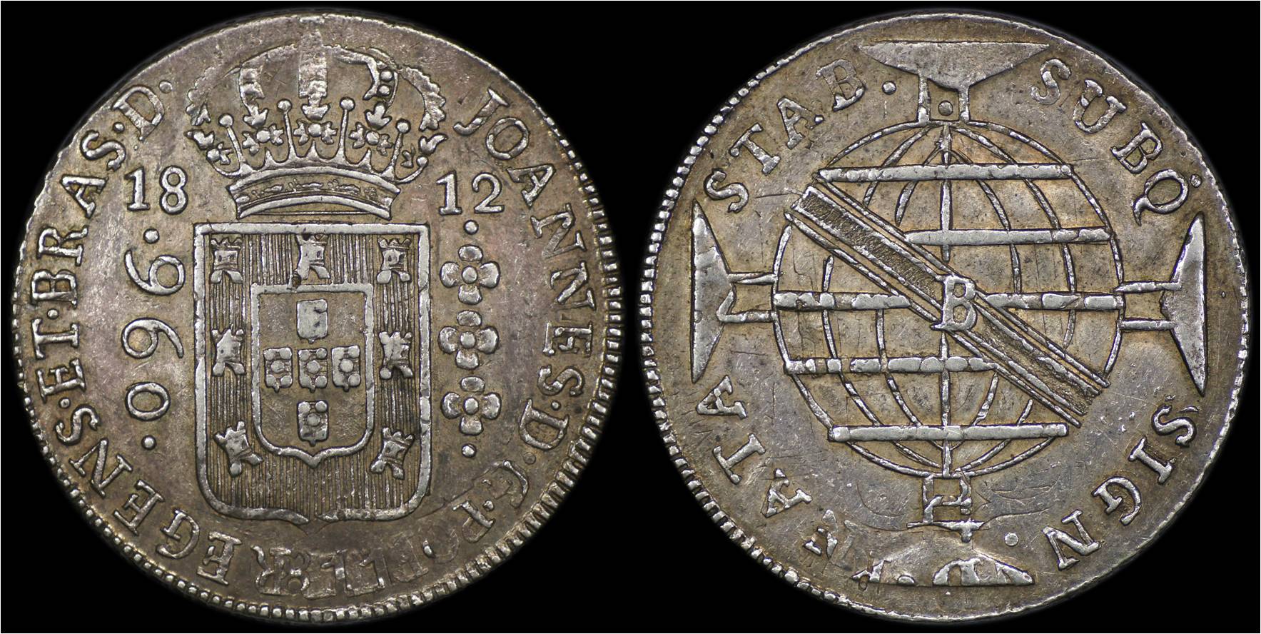 KM307 Brazil 960 Reis 1812 overstruck Lima 1811 8 Reales.jpg