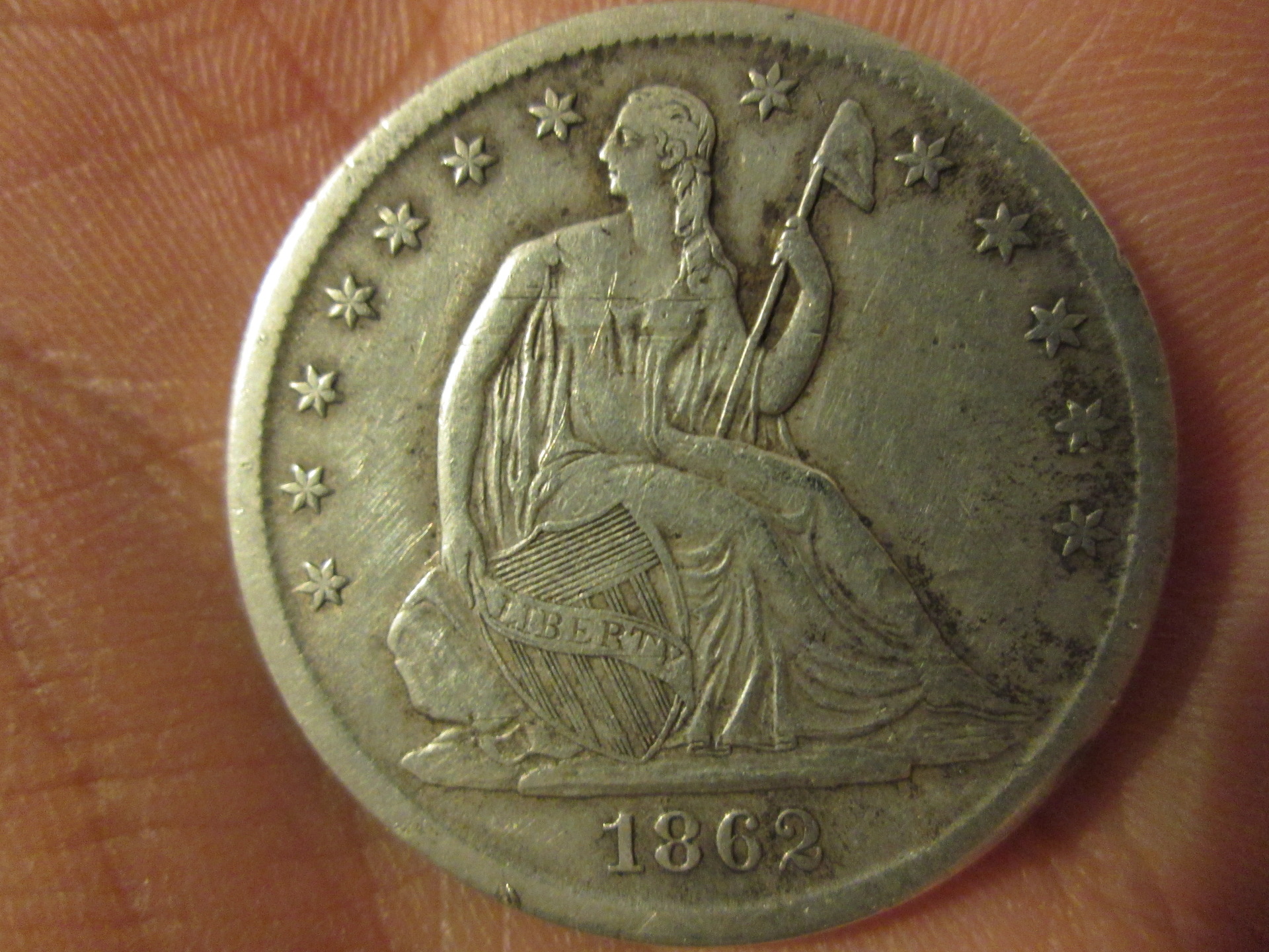 Real or Fake? 1862 S seated half dollar | Coin Talk