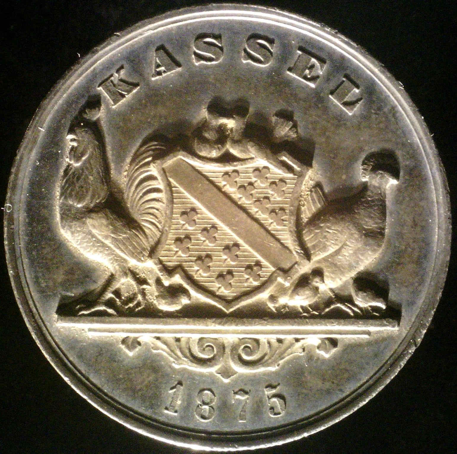 KS3473 Germany 1875 Kassel Poulty Exhibition Silver Medal Award.JPG